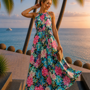 Sukienka SANGRIA Miss Sara Maxi